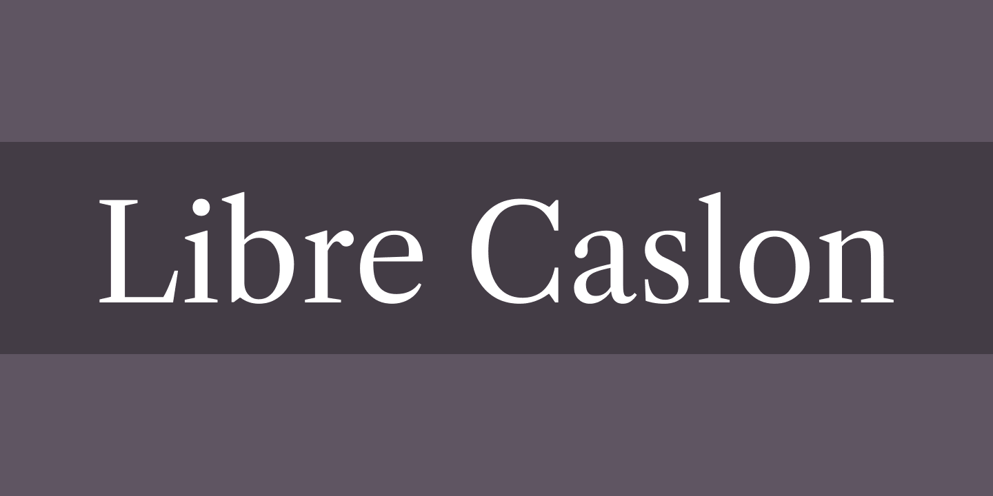 Libre Caslon Text Italic Font preview